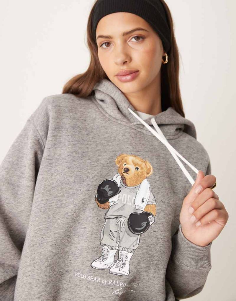 Polo Ralph Lauren - Socken in Grau mit Boxer-Bär-Motiv von Polo Ralph Lauren