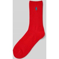Polo Ralph Lauren Socken mit Logo-Stitching in Rot, Größe 36-41 von Polo Ralph Lauren