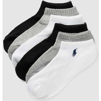Polo Ralph Lauren Socken mit Stretch-Anteil im 6er-Pack in Mittelgrau Melange, Größe One Size von Polo Ralph Lauren