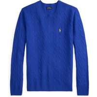 Polo Ralph Lauren Softer Pullover mit Zopfstrickmuster und Kaschmir-Anteil in L von Polo Ralph Lauren