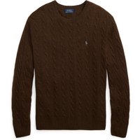Polo Ralph Lauren Softer Pullover mit Zopfstrickmuster und Kaschmir-Anteil in M von Polo Ralph Lauren