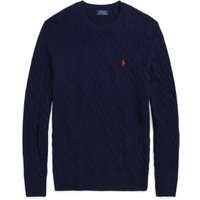 Polo Ralph Lauren Softer Pullover mit Zopfstrickmuster und Kaschmir-Anteil in M von Polo Ralph Lauren