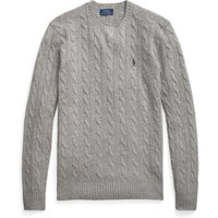 Polo Ralph Lauren Softer Pullover mit Zopfstrickmuster und Kaschmir-Anteil in XXL von Polo Ralph Lauren