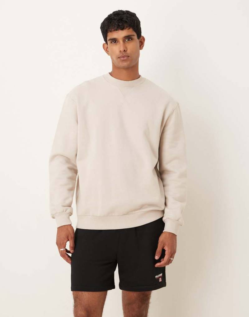 Polo Ralph Lauren - Sport Capsule - Relaxed-Fit-Sweatshorts in Schwarz mit Flaggen-Logo von Polo Ralph Lauren