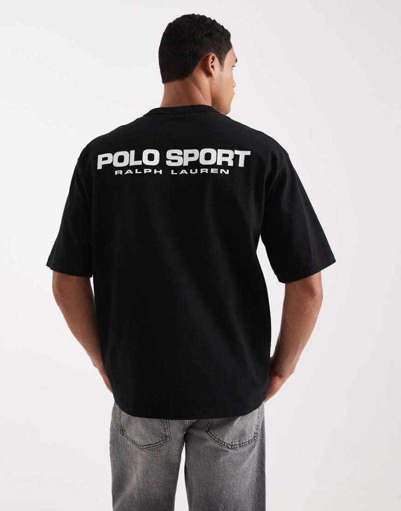 Polo Ralph Lauren - Sport - Relaxed-Fit-T-Shirt in Schwarz von Polo Ralph Lauren