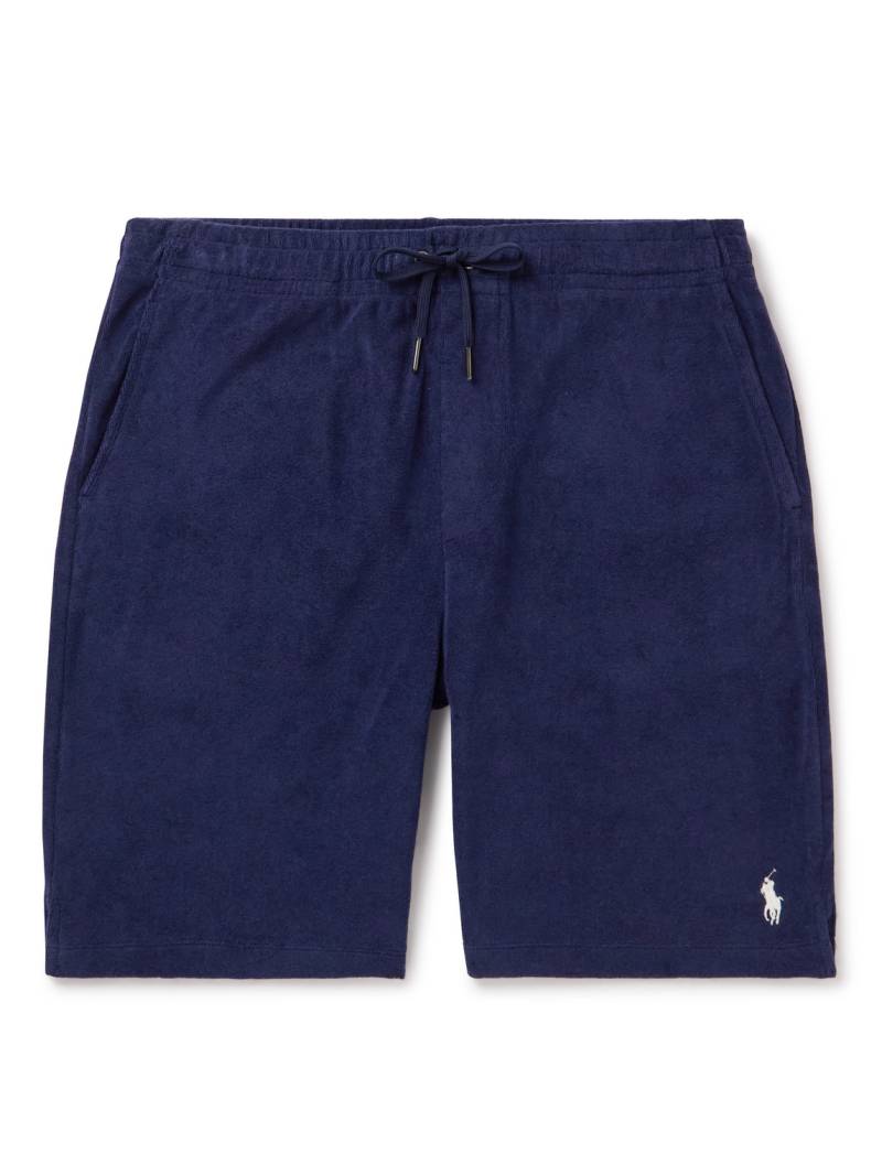 Polo Ralph Lauren - Straight-Leg Cotton-Blend Terry Drawstring Shorts - Men - Blue - XS Polo Ralph Lauren - Straight-Leg Cotton-Blend Terry Drawstring Shorts - Men - Blue - XS von Polo Ralph Lauren