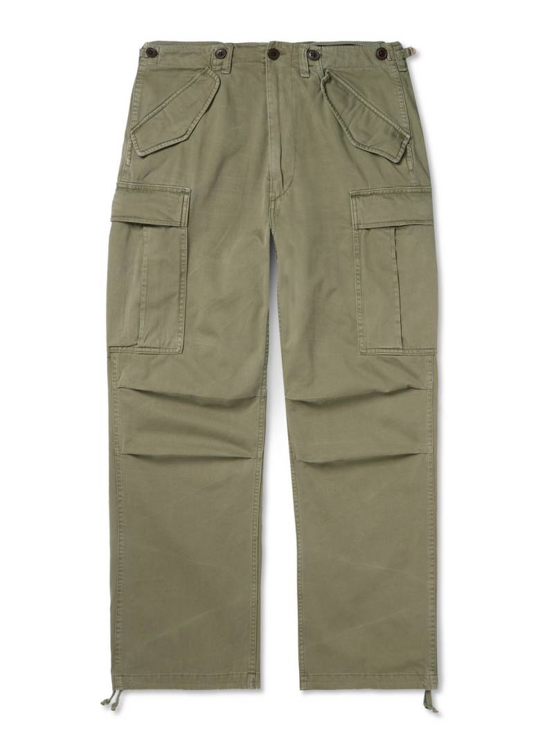 Polo Ralph Lauren - Straight-Leg Cotton Cargo Trousers - Men - Green - UK/US 32 von Polo Ralph Lauren