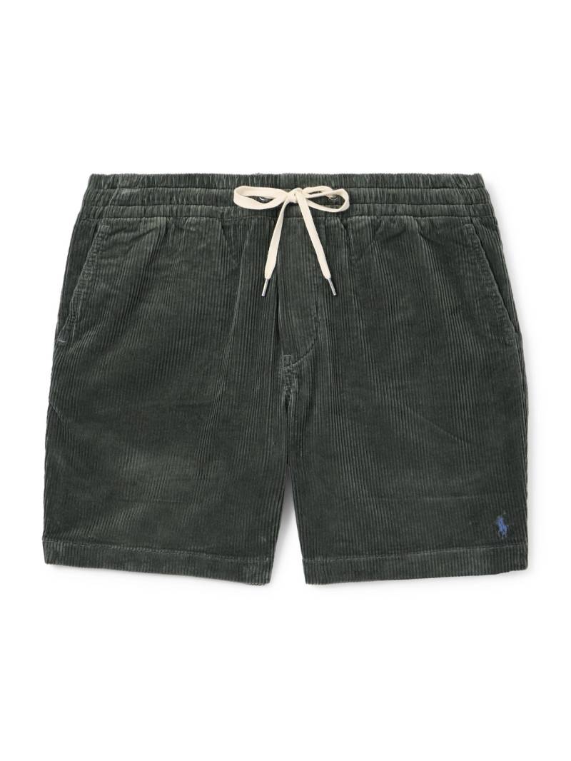 Polo Ralph Lauren - Straight-Leg Cotton-Corduroy Drawstring Shorts - Men - Gray - L von Polo Ralph Lauren