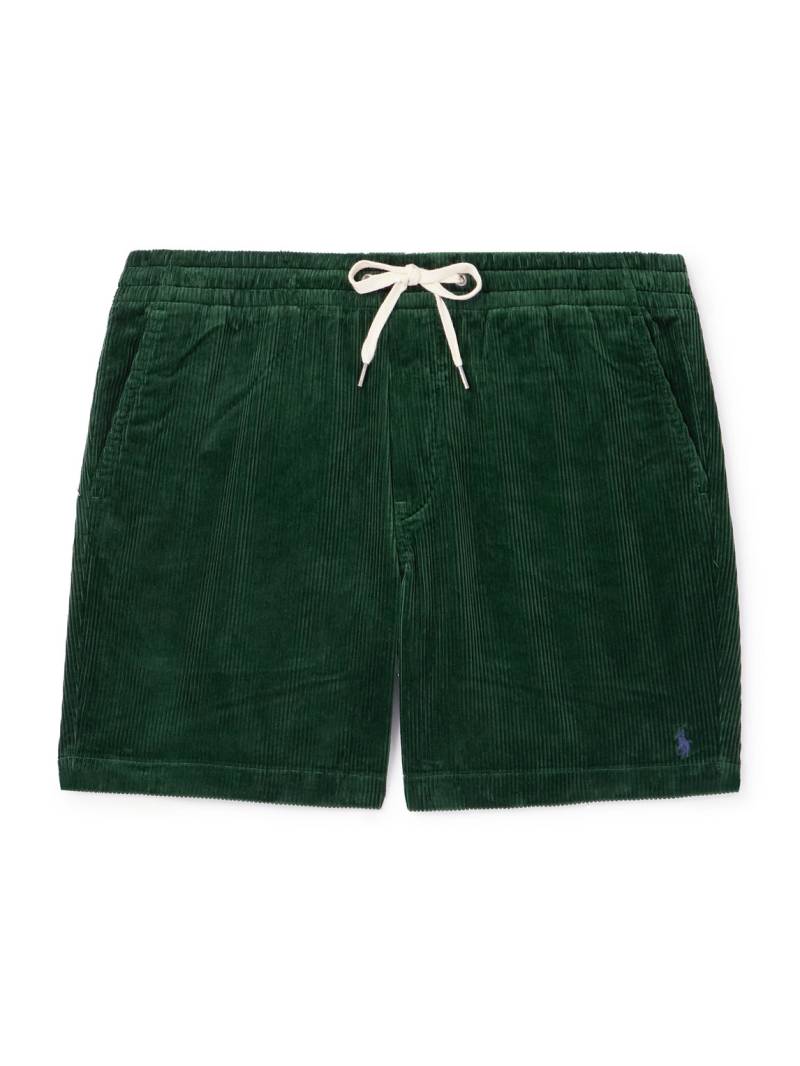 Polo Ralph Lauren - Straight-Leg Cotton-Corduroy Drawstring Shorts - Men - Green - XS Polo Ralph Lauren - Straight-Leg Cotton-Corduroy Drawstring Shorts - Men - Green - XS von Polo Ralph Lauren