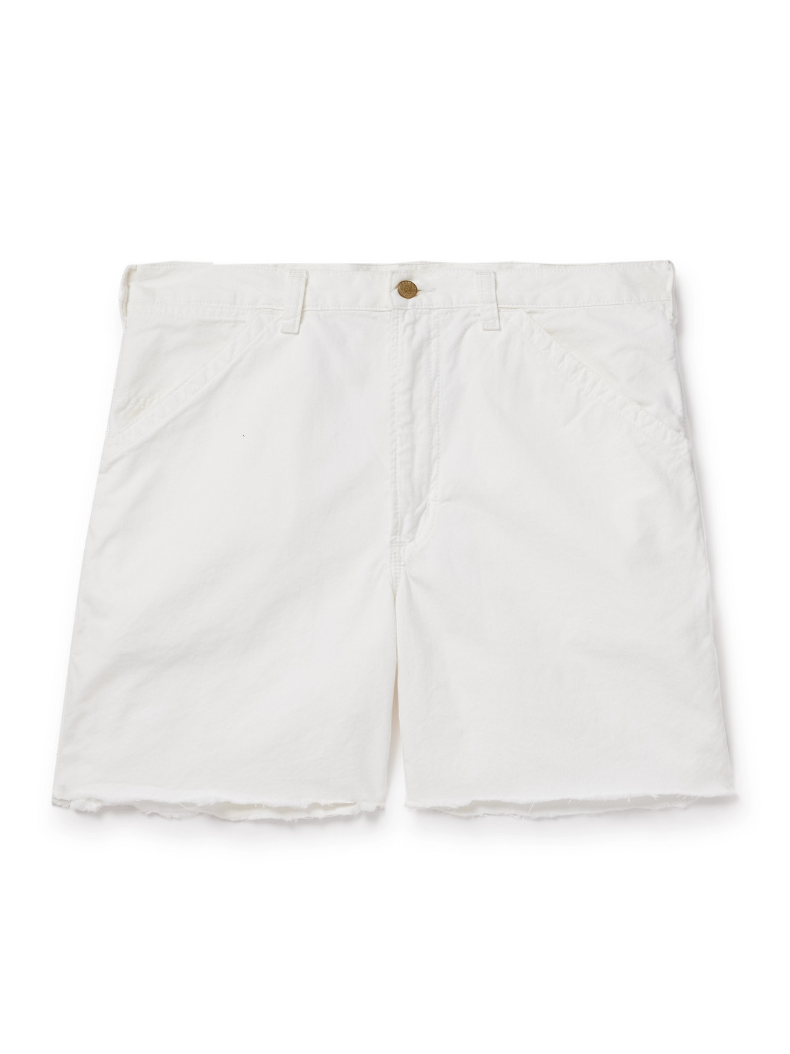 Polo Ralph Lauren - Straight-Leg Distressed Garment-Dyed Denim Shorts - Men - White - UK/US 36 Polo Ralph Lauren - Straight-Leg Distressed Garment-Dyed Denim Shorts - Men - White - UK/US 36 von Polo Ralph Lauren