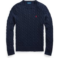 Polo Ralph Lauren Strick-Pullover mit Zopfmuster und Logo-Stickerei in M von Polo Ralph Lauren