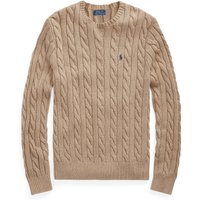 Polo Ralph Lauren Strick-Pullover mit Zopfmuster und Logo-Stickerei in S von Polo Ralph Lauren