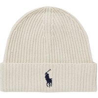 Polo Ralph Lauren Strickmütze aus Baumwolle mit Logo-Aufnäher in 0 von Polo Ralph Lauren