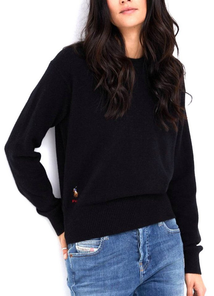 Polo Ralph Lauren Strickpullover Damen Pullover Strickpulli Polo-Reiter-Stickerei auf der Vorderseite von Polo Ralph Lauren