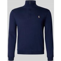 Polo Ralph Lauren Strickpullover mit Troyer-Kragen in Dunkelblau, Größe XXL von Polo Ralph Lauren