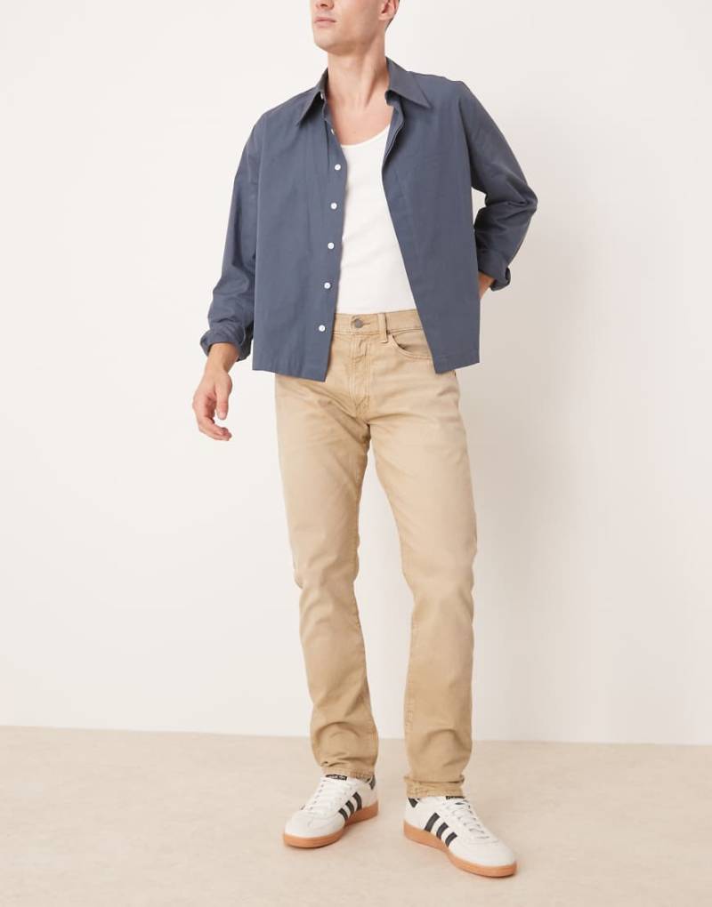 Polo Ralph Lauren - Sullivan - Slim-Fit-Jeans in überfärbtem Khaki-Beige mit Markenlogo-Neutral von Polo Ralph Lauren