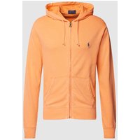 Polo Ralph Lauren Sweatjacke aus reiner Baumwolle in Orange, Größe L von Polo Ralph Lauren