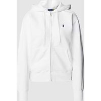 Polo Ralph Lauren Sweatjacke mit Kapuze in Weiss, Größe S von Polo Ralph Lauren