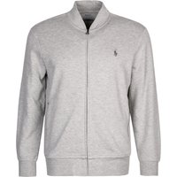 Polo Ralph Lauren Herren Sweatjacke grau Baumwolle unifarben von Polo Ralph Lauren