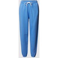 Polo Ralph Lauren Sweatpants mit elastischen Beinabschlüssen in Blau, Größe S von Polo Ralph Lauren