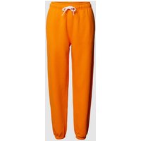 Polo Ralph Lauren Sweatpants mit elastischen Beinabschlüssen in Orange, Größe S von Polo Ralph Lauren