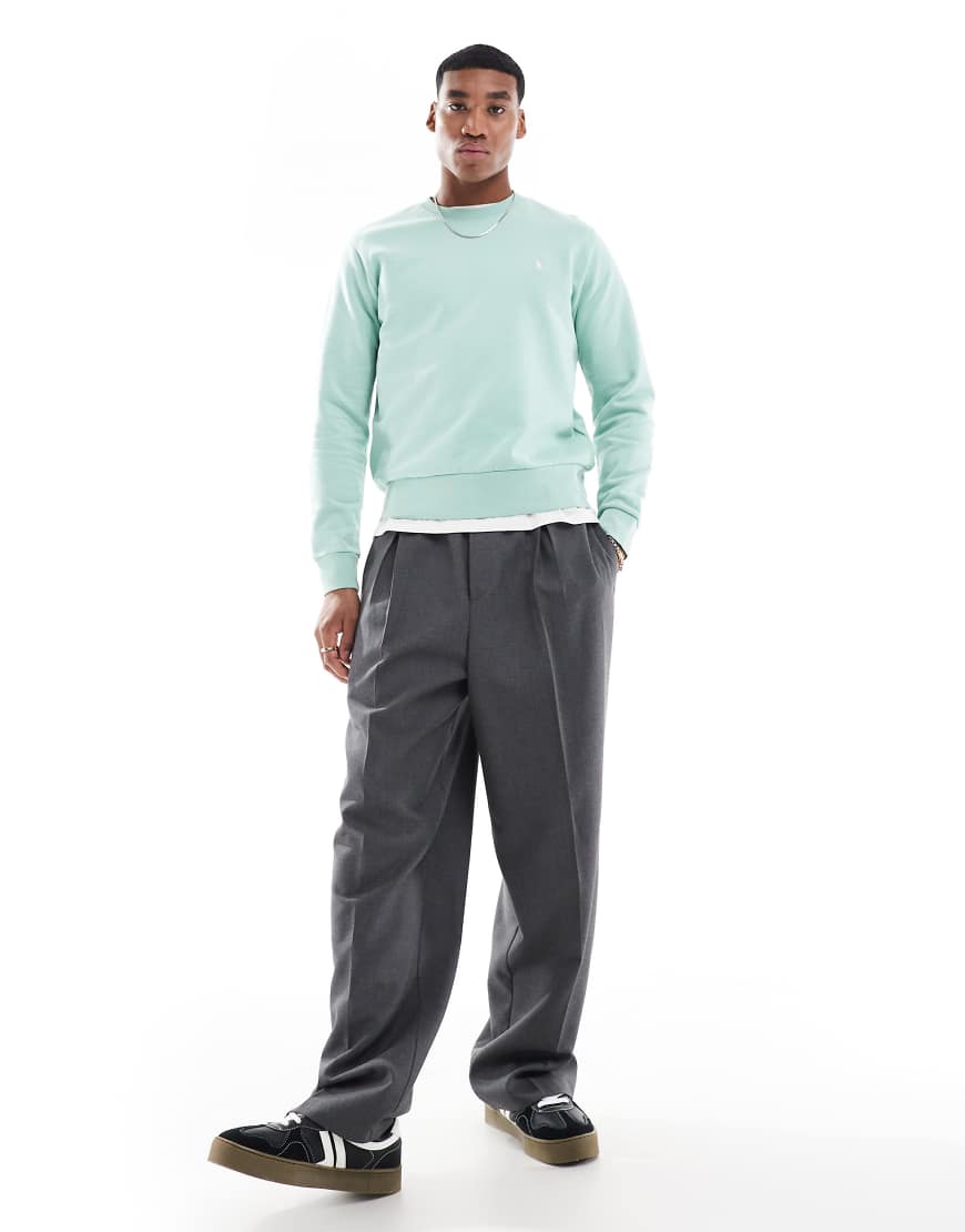 Polo Ralph Lauren - Sweatshirt aus Frottee in Hellgrün mit Markenlogo von Polo Ralph Lauren