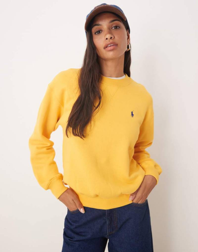 Polo Ralph Lauren - Sweatshirt in Gelb mit Markenlogo von Polo Ralph Lauren