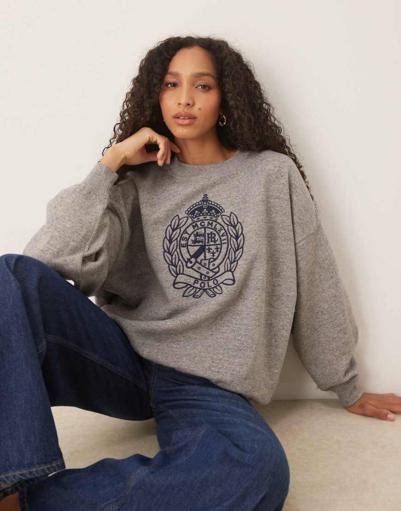 Polo Ralph Lauren - Sweatshirt in Grau mit Grafikmotiv von Polo Ralph Lauren