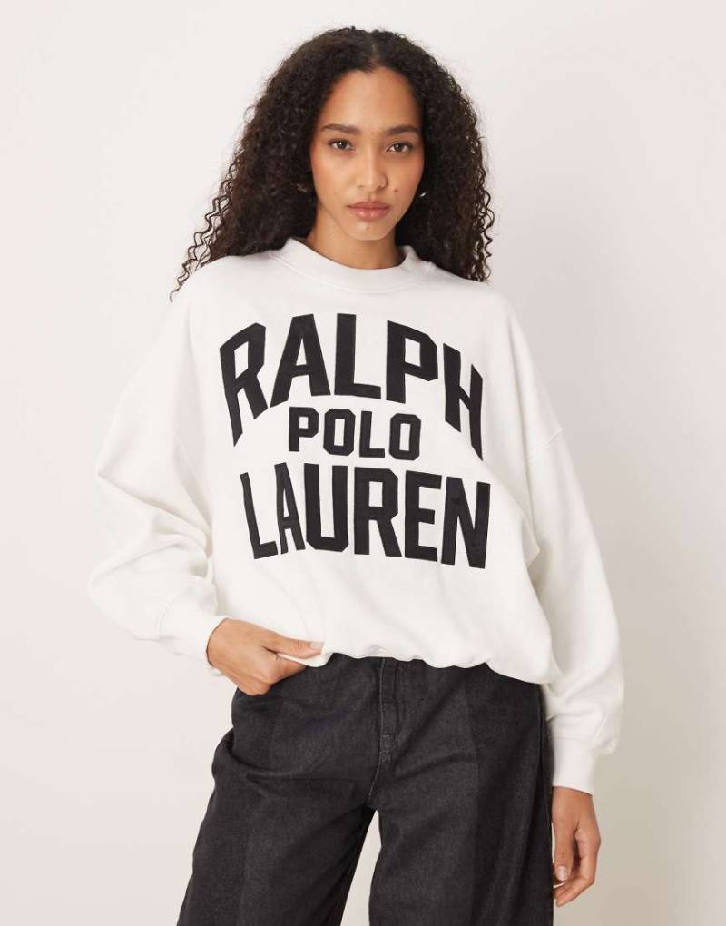 Polo Ralph Lauren - Sweatshirt in Weiß mit Logo auf der Brust von Polo Ralph Lauren