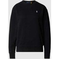 Polo Ralph Lauren Sweatshirt mit Label-Stitching in Black, Größe M von Polo Ralph Lauren