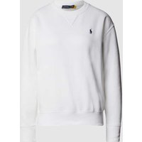 Polo Ralph Lauren Sweatshirt mit Label-Stitching in Weiss, Größe L von Polo Ralph Lauren