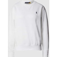 Polo Ralph Lauren Sweatshirt mit Label-Stitching in Weiss, Größe XS von Polo Ralph Lauren