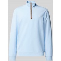 Polo Ralph Lauren Sweatshirt mit Logo-Stitching in Hellblau, Größe L von Polo Ralph Lauren