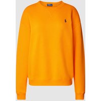 Polo Ralph Lauren Sweatshirt mit Logo-Stitching in Orange, Größe M von Polo Ralph Lauren