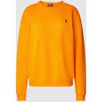 Polo Ralph Lauren Sweatshirt mit Logo-Stitching in Orange, Größe XS von Polo Ralph Lauren