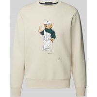 Polo Ralph Lauren Sweatshirt mit Polo Bear Print und Rundhalsausschnitt in Beige, Größe XXL Polo Ralph Lauren Sweatshirt mit Polo Bear Print und Rundhalsausschnitt in Beige, Größe XXL von Polo Ralph Lauren