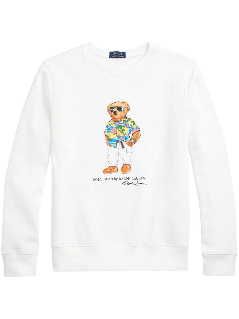 Polo Ralph Lauren Sweatshirt mit Teddy - Weiß von Polo Ralph Lauren