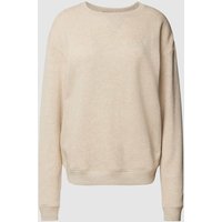 Polo Ralph Lauren Sweatshirt mit überschnittenen Schultern in Ecru Melange, Größe L von Polo Ralph Lauren