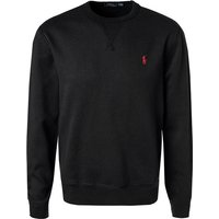 Polo Ralph Lauren Herren Sweatshirt schwarz Baumwolle unifarben von Polo Ralph Lauren
