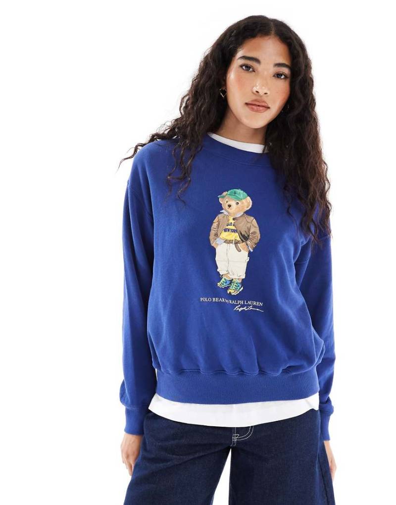 Polo Ralph Lauren - Sweatshirts in Blau mit Polo Bear von Polo Ralph Lauren
