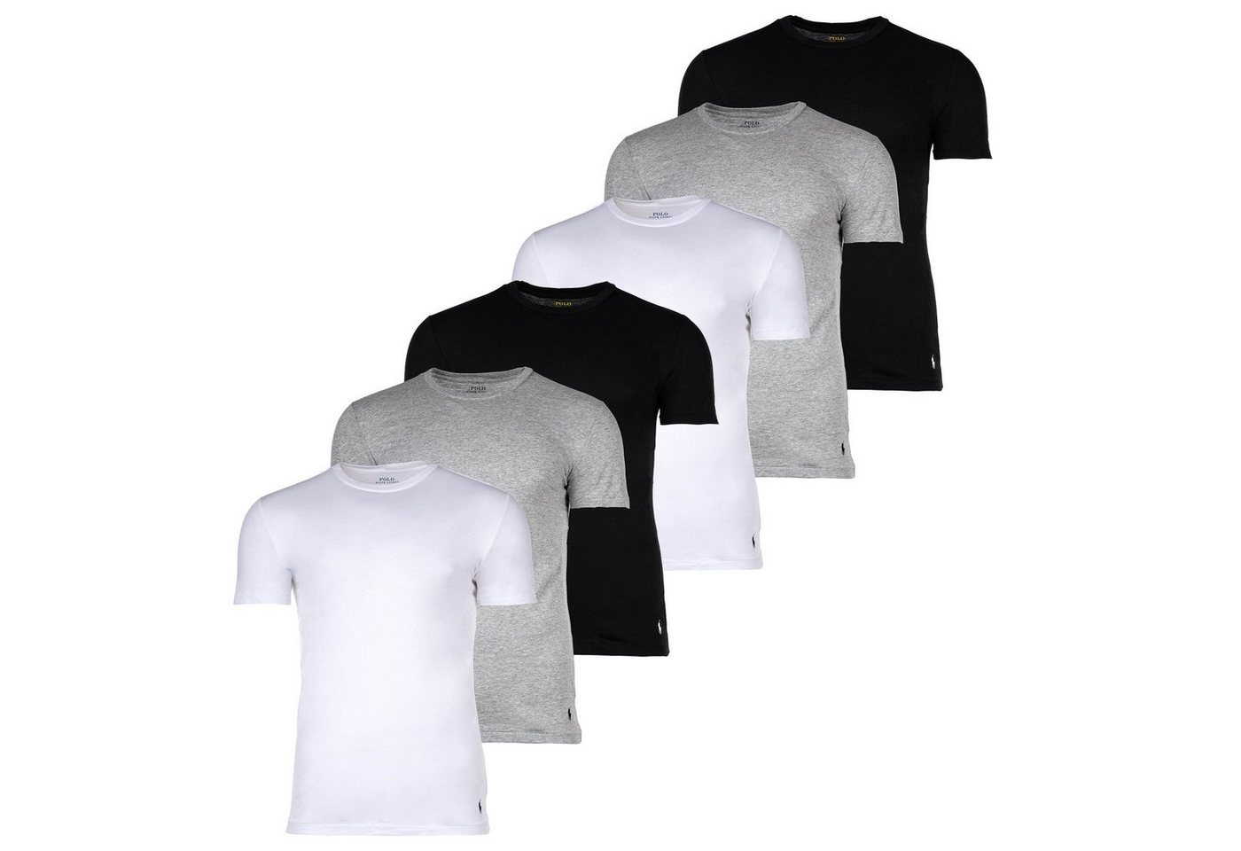 Polo Ralph Lauren T-Shirt Herren T-Shirts, 6er Pack - CREW 6-PACK-CREW von Polo Ralph Lauren