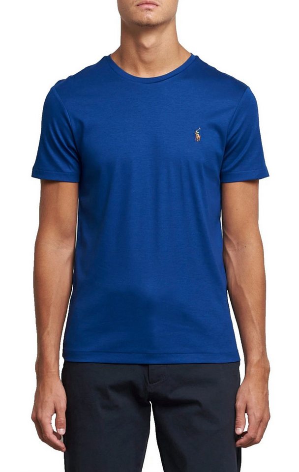 Polo Ralph Lauren T-Shirt Herren Pima Cotton Custom Slim Fit Luxuriöser Interlock-Stoff mit ultrasmoothem Finish von Polo Ralph Lauren