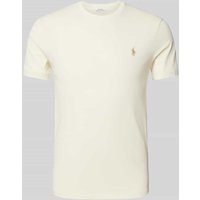 Polo Ralph Lauren T-Shirt mit Label-Stitching in Beige, Größe XXL Polo Ralph Lauren T-Shirt mit Label-Stitching in Beige, Größe XXL von Polo Ralph Lauren