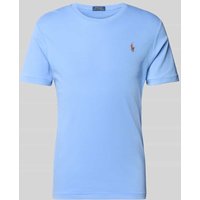 Polo Ralph Lauren T-Shirt mit Label-Stitching in Bleu, Größe S Polo Ralph Lauren T-Shirt mit Label-Stitching in Bleu, Größe S von Polo Ralph Lauren
