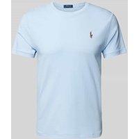 Polo Ralph Lauren T-Shirt mit Label-Stitching in Hellblau, Größe XXL Polo Ralph Lauren T-Shirt mit Label-Stitching in Hellblau, Größe XXL von Polo Ralph Lauren