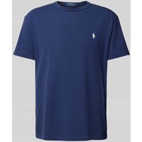 Polo Ralph Lauren Custom Slim Fit T-Shirt aus reiner Baumwolle mit Label-Stitching in Marine, Größe XXL Polo Ralph Lauren Custom Slim Fit T-Shirt aus reiner Baumwolle mit Label-Stitching in Marine, Größe XXL von Polo Ralph Lauren