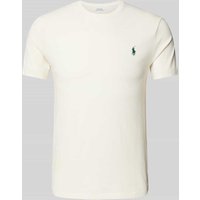 Polo Ralph Lauren T-Shirt mit Label-Stitching in Offwhite, Größe XXL Polo Ralph Lauren T-Shirt mit Label-Stitching in Offwhite, Größe XXL von Polo Ralph Lauren