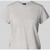 Polo Ralph Lauren T-Shirt mit Logo-Stitching und Rundhalsausschnitt in Hellgrau Melange, Größe XXL Polo Ralph Lauren T-Shirt mit Logo-Stitching und Rundhalsausschnitt in Hellgrau Melange, Größe XXL von Polo Ralph Lauren