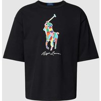 Polo Ralph Lauren T-Shirt mit Logo- und Label-Print in Black, Größe M von Polo Ralph Lauren