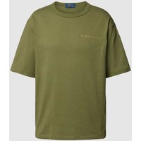 Polo Ralph Lauren T-Shirt mit überschnittenen Schultern in Khaki, Größe L von Polo Ralph Lauren